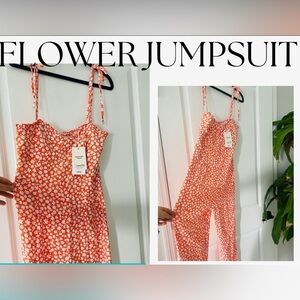 FLOWER JUMPSUIT NEW